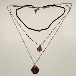 Boho Multilayered Pendant Necklace
